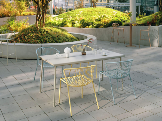 Outdoor-Stühle 2er-Set - 4